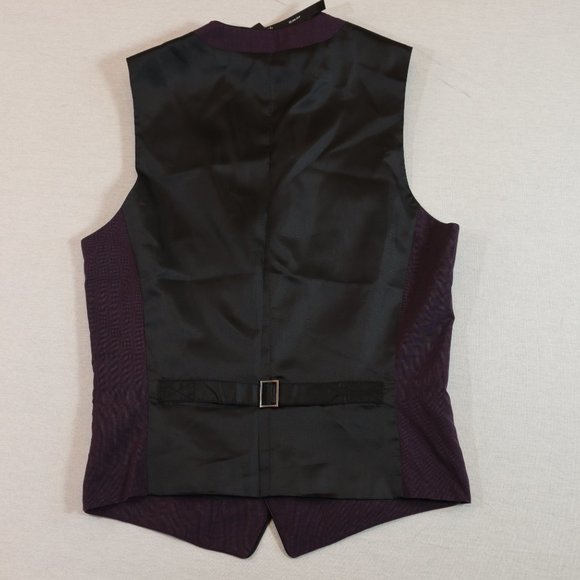 Weather proof Vintage Vest Reversable Black/Navy Blue - Picture 5 of 5